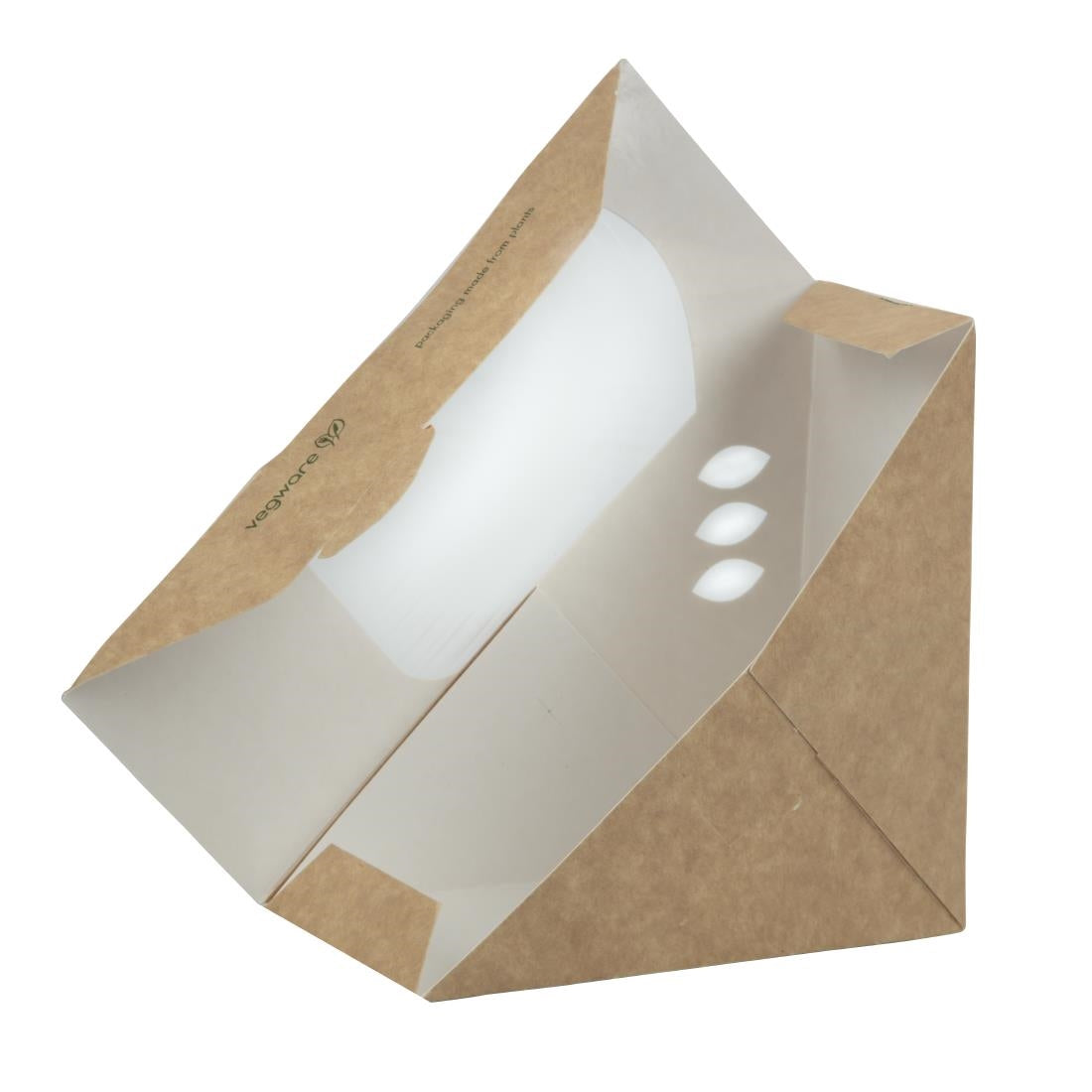 Vegware Compostable Kraft Sandwich Wedges 65mm (500 pack)