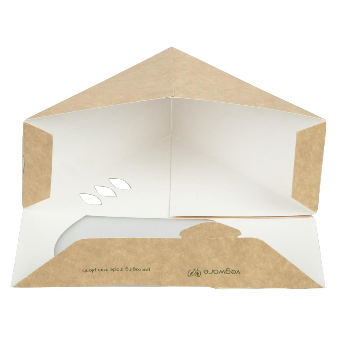 Vegware Compostable Kraft Sandwich Wedges 65mm (500 pack)
