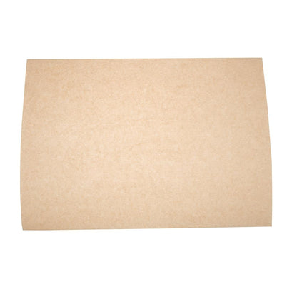 Vegware Compostable Unbleached Greaseproof Paper 380 x 275mm