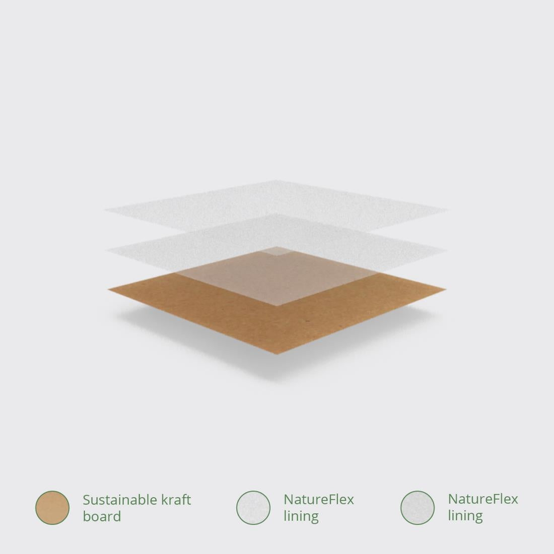 Vegware Compostable Kraft Sandwich Bags With PLA Window Large (1000 pack)