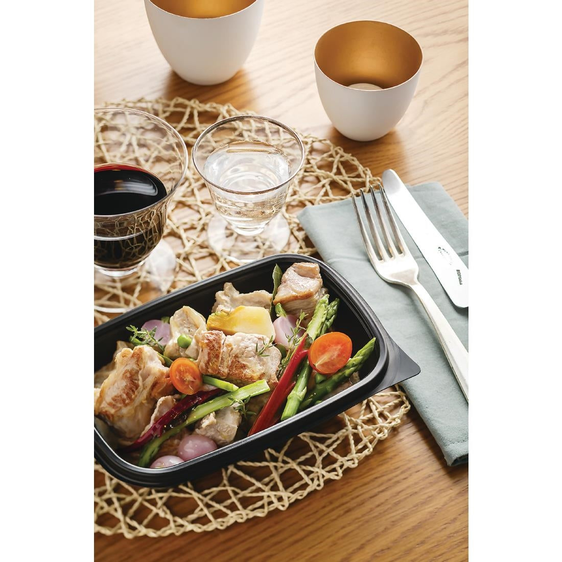 Fastpac Small Rectangular Food Containers 500ml (300 Pack)