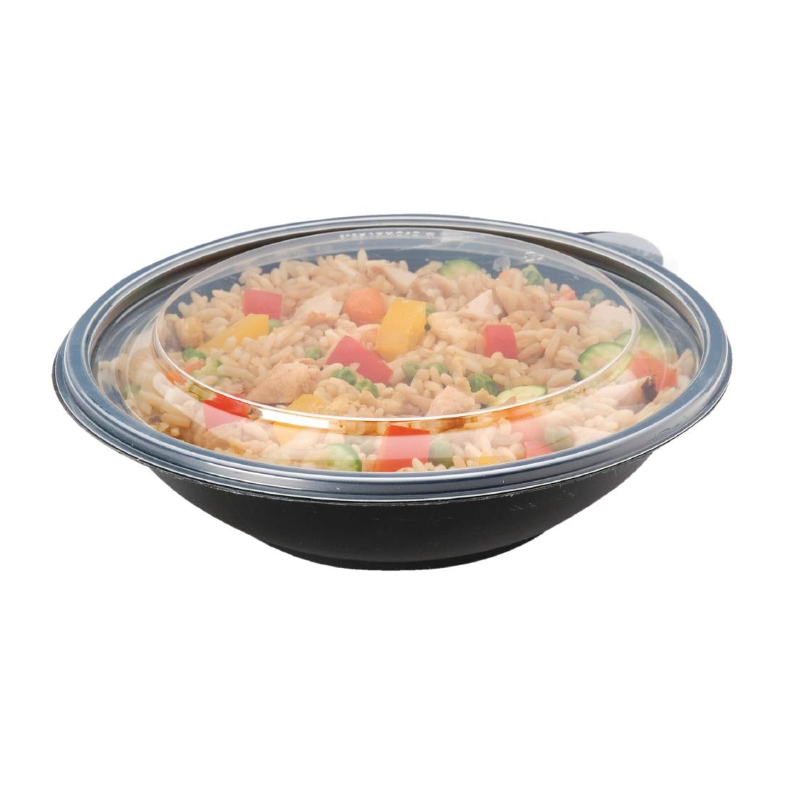 Fastpac Medium Round Food Container Lids 750ml / 26oz and 1000ml / 35oz (300 Pack)