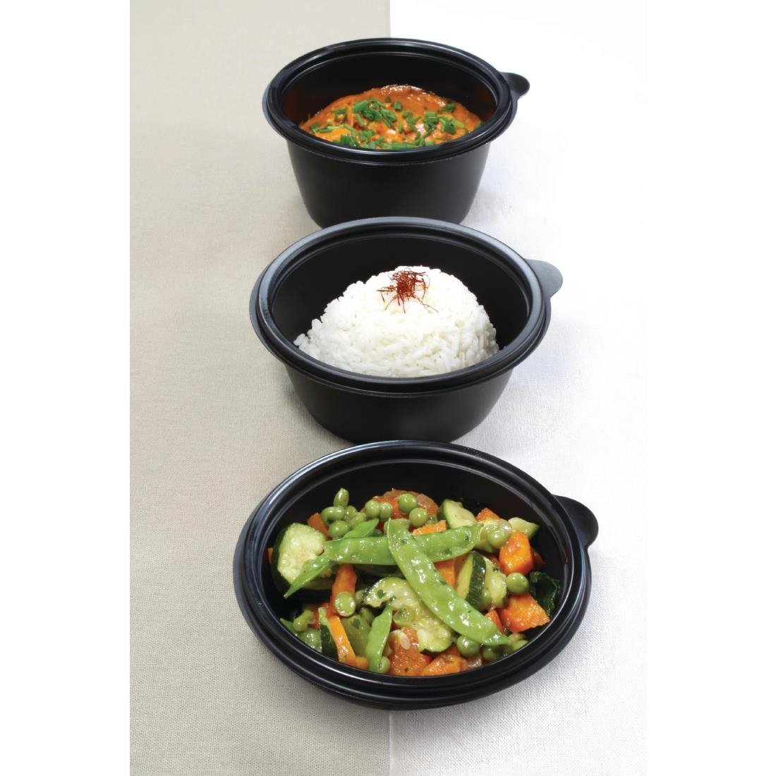 Fastpac Small Round Food Containers 375ml / 13oz (500 pack)