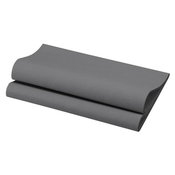 BIO Dunisoft Dinner Napkin Granite Grey 400x400mm (360 Pack)