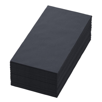 Duni Tissue Dinner Napkin Black 40x40cm (1250 Pack)
