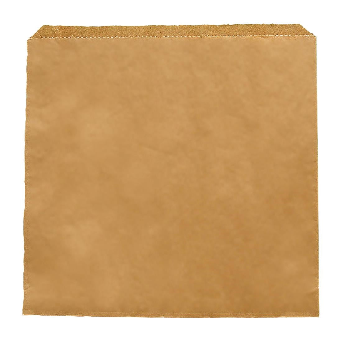 Vegware Compostable Paper Sandwich Bags Kraft - 7x7" (1000 pack)