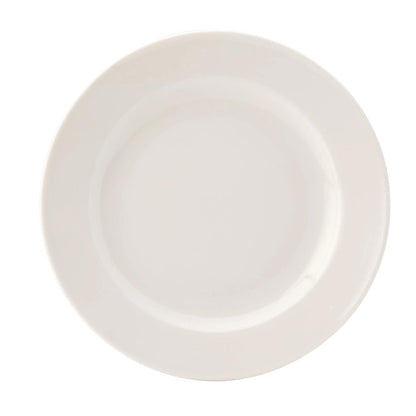Utopia Pure White Wide Rim Plates 170mm (24 pack)