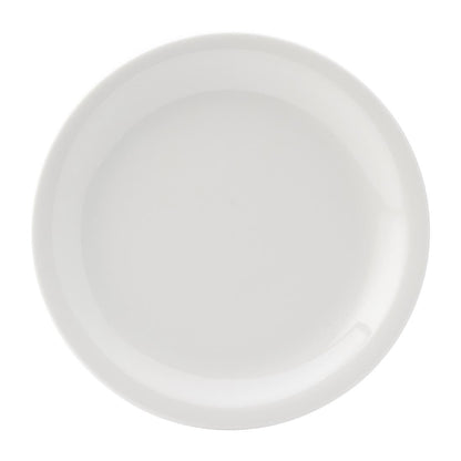 Utopia Titan Narrow Rimmed Plates White 220mm (24 pack)