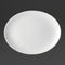 Utopia Pure White Oval Plates 250mm - Pack of 24