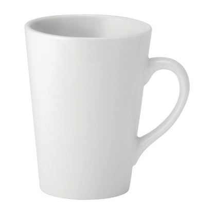 Utopia Pure White Latte Mugs 250ml (24 pack)