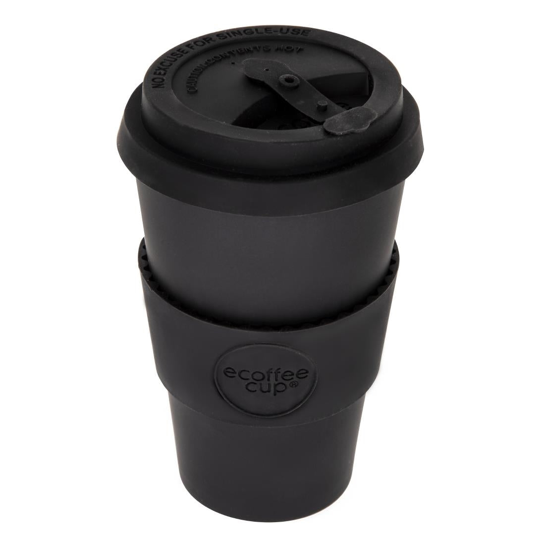 ecoffee Cup Reusable Coffee Cup Kerr & Napier Black 14oz
