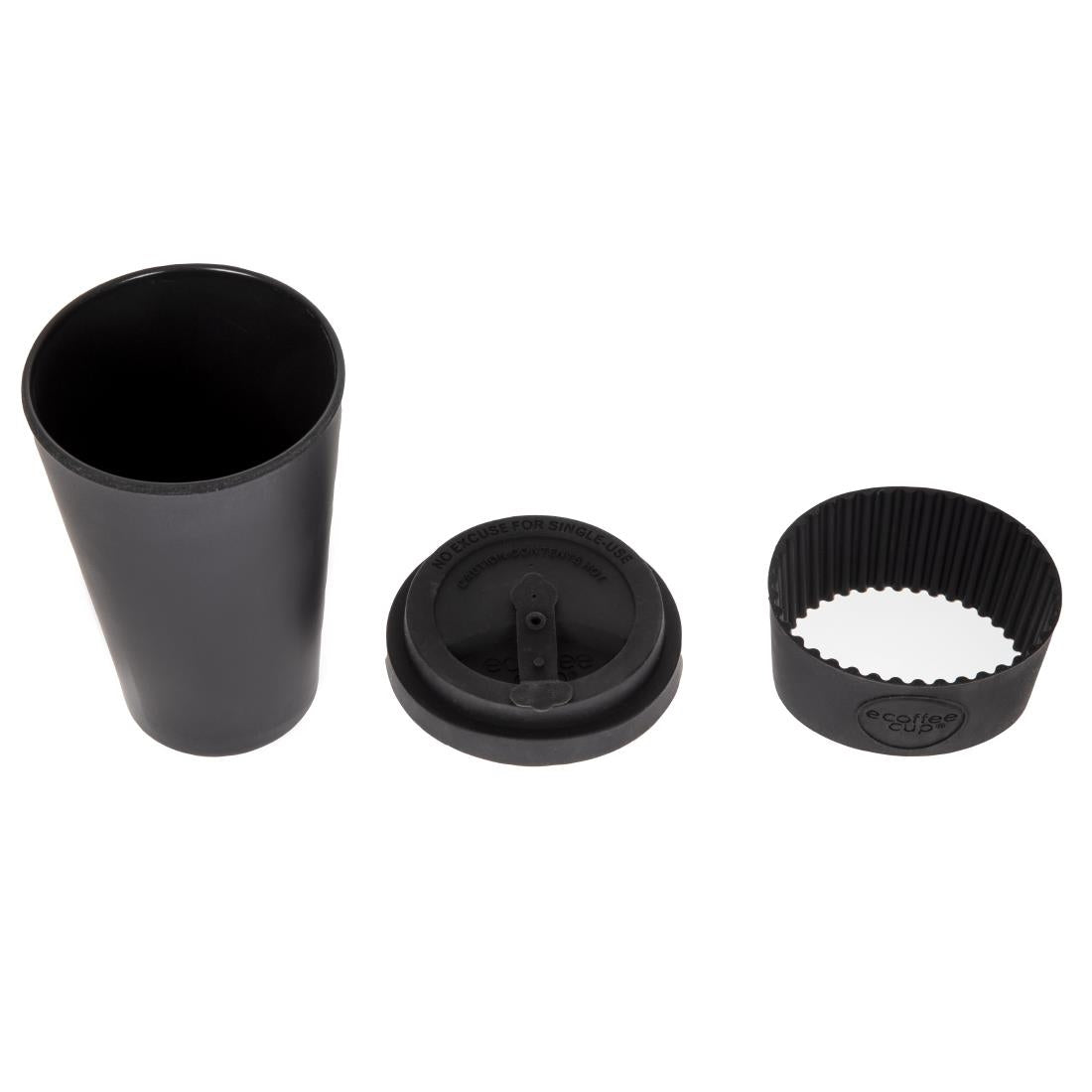 ecoffee Cup Reusable Coffee Cup Kerr & Napier Black 14oz