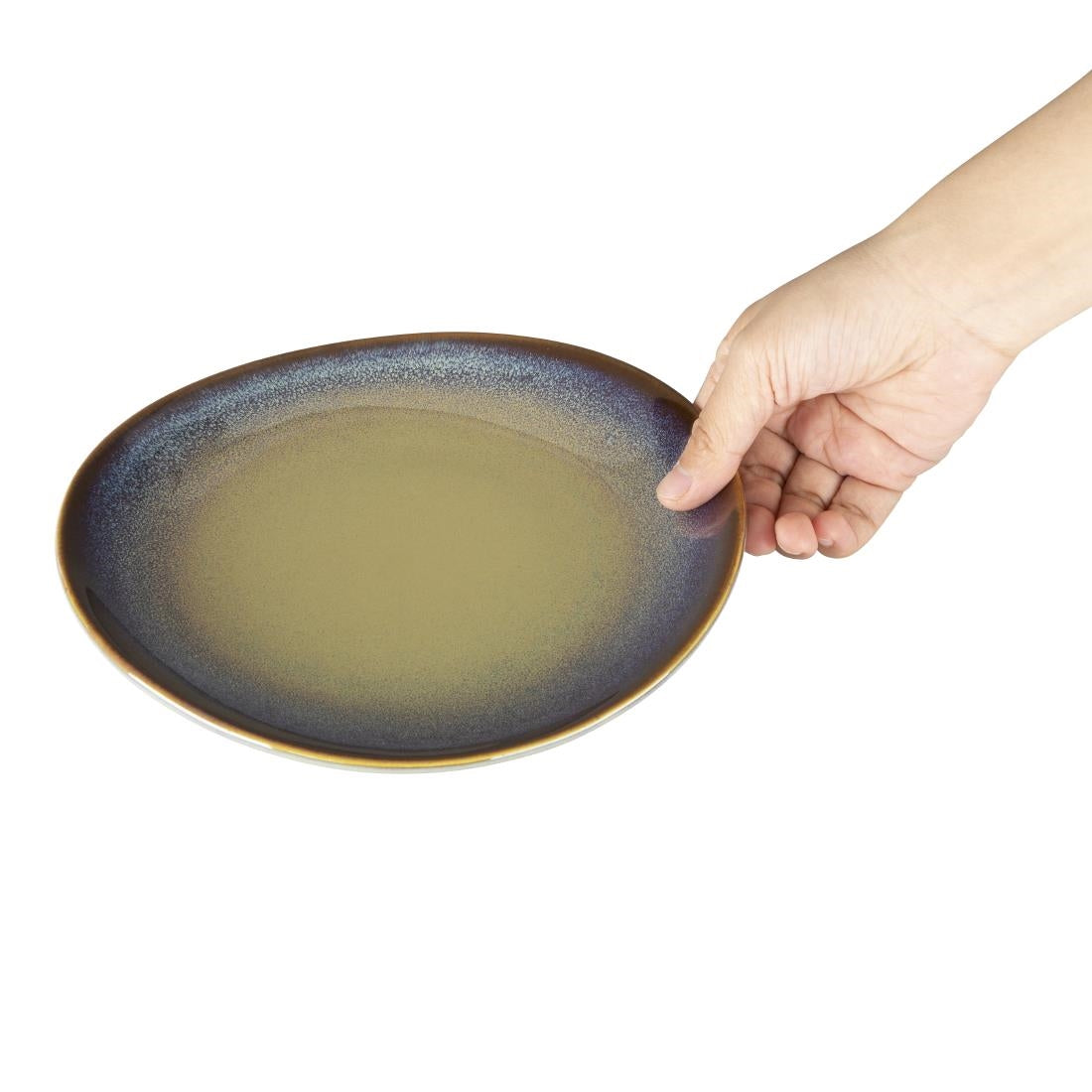 Olympia Birch Aubergine Coupe Plates 205mm (6 Pack)