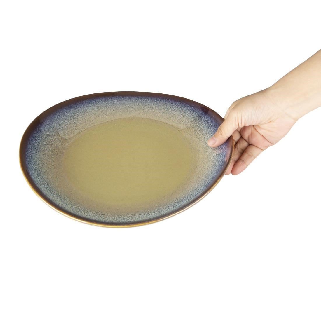 Olympia Birch Aubergine Coupe Plates 270mm (6 Pack)