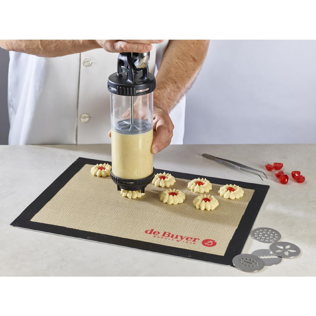 De Buyer Special Shortbread Biscuit Disc Kit For Le Tube (13 Discs)