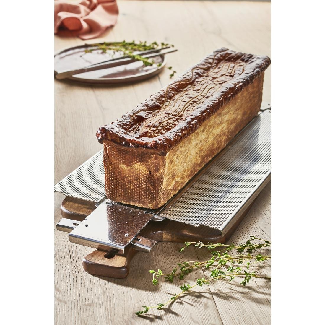 De Buyer Perforated GEOforme Folding Loaf Pan 350x70x75mm