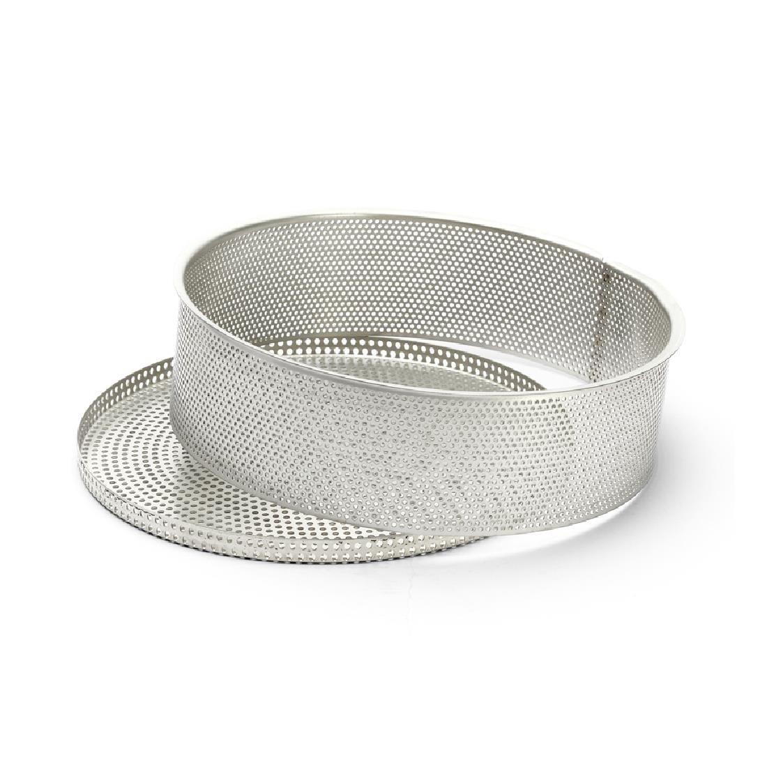 De Buyer Perforated Cheesecake Mould with Removable Base 240x65mm