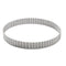 De Buyer Perforated Fluted Stainless Steel Tart Ring 240mm