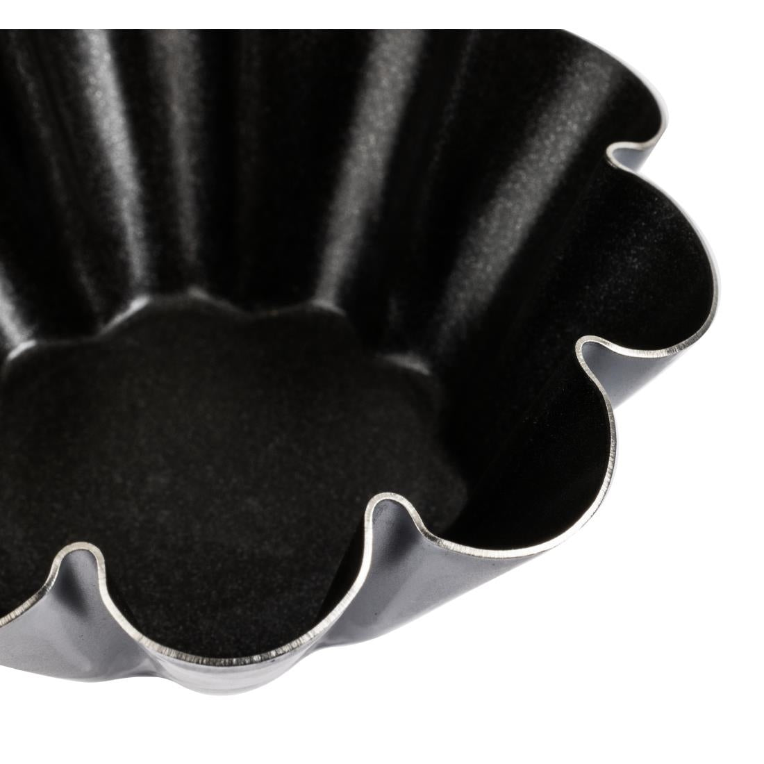 Matfer Bourgeat Non-Stick Mini Brioche Tin 75mm (12 pack)