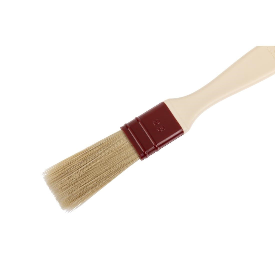 Matfer Bourgeat Pastry Brush Natural Flat Bristles 2.5cm