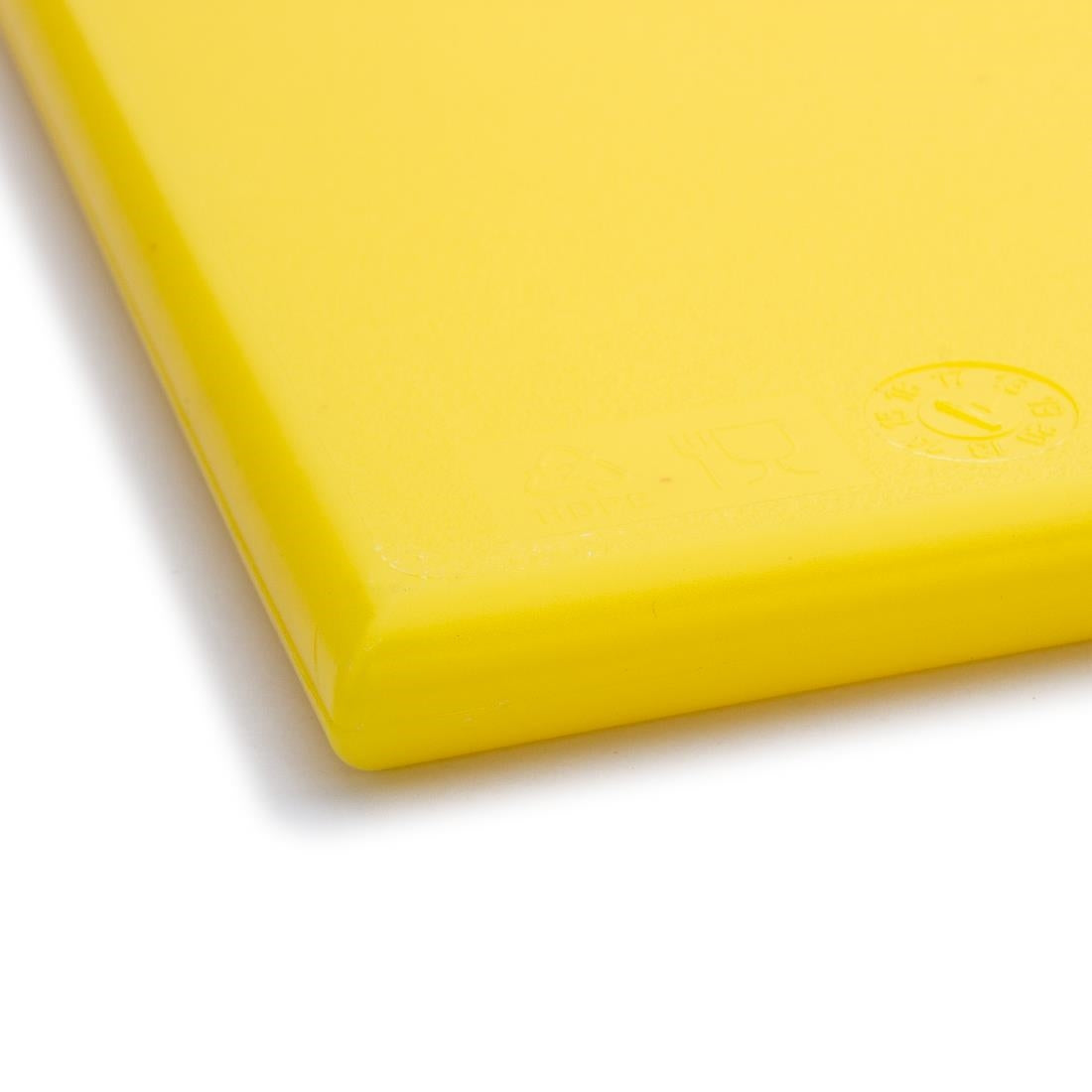 Hygiplas High Density Antibacterial Yellow Chopping Board 455x305x12mm