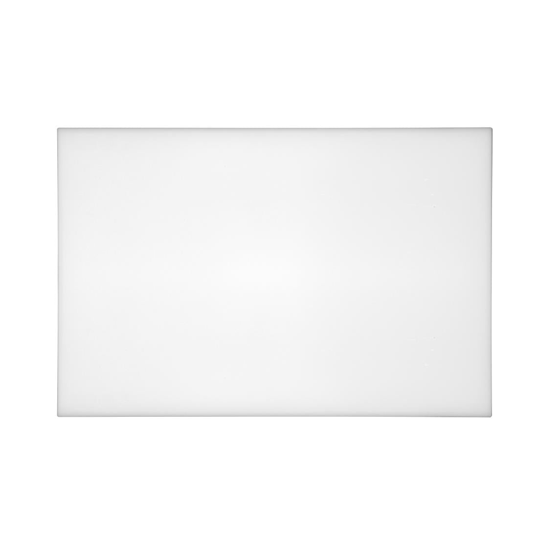 Hygiplas High Density Antibacterial White Chopping Board 455x305x12mm
