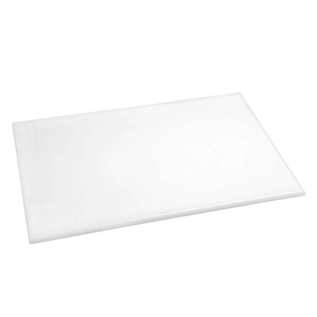 Hygiplas High Density Antibacterial White Chopping Board 455x305x12mm