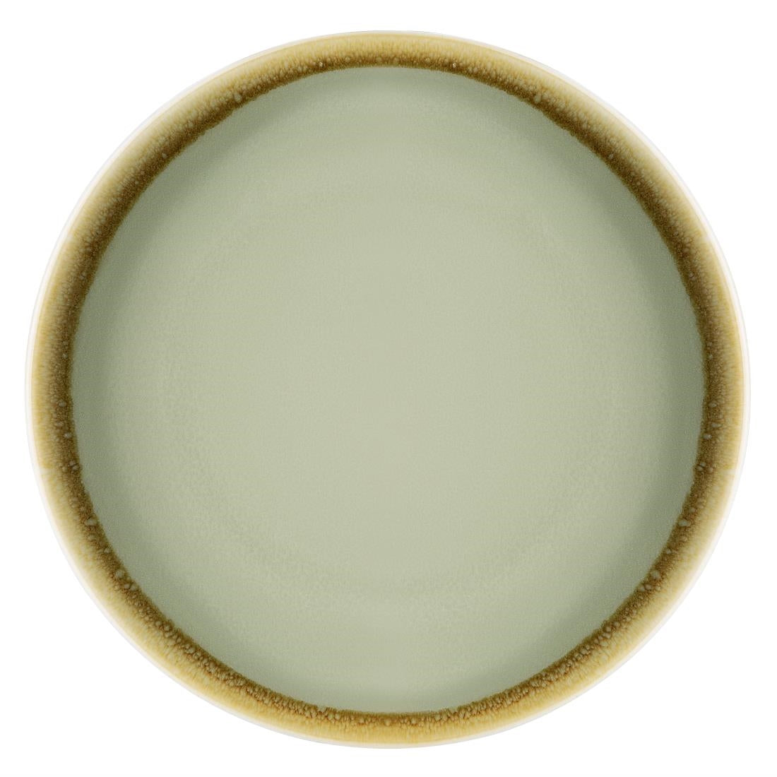 Olympia Kiln Moss Round Coupe Plates 180mm (6 Pack)