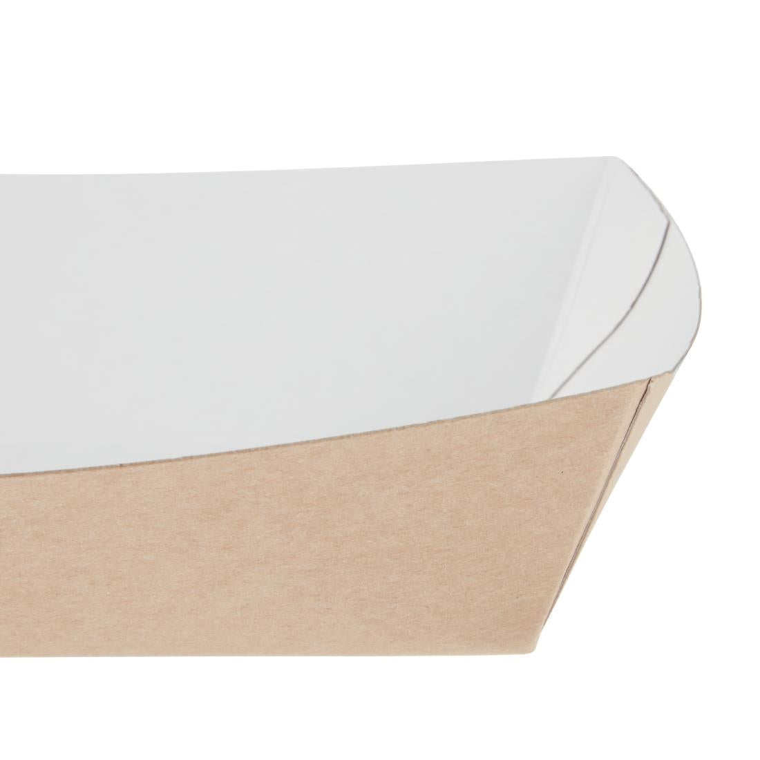 Colpac Compostable Kraft Food Trays Large 220mm (250 Pack)