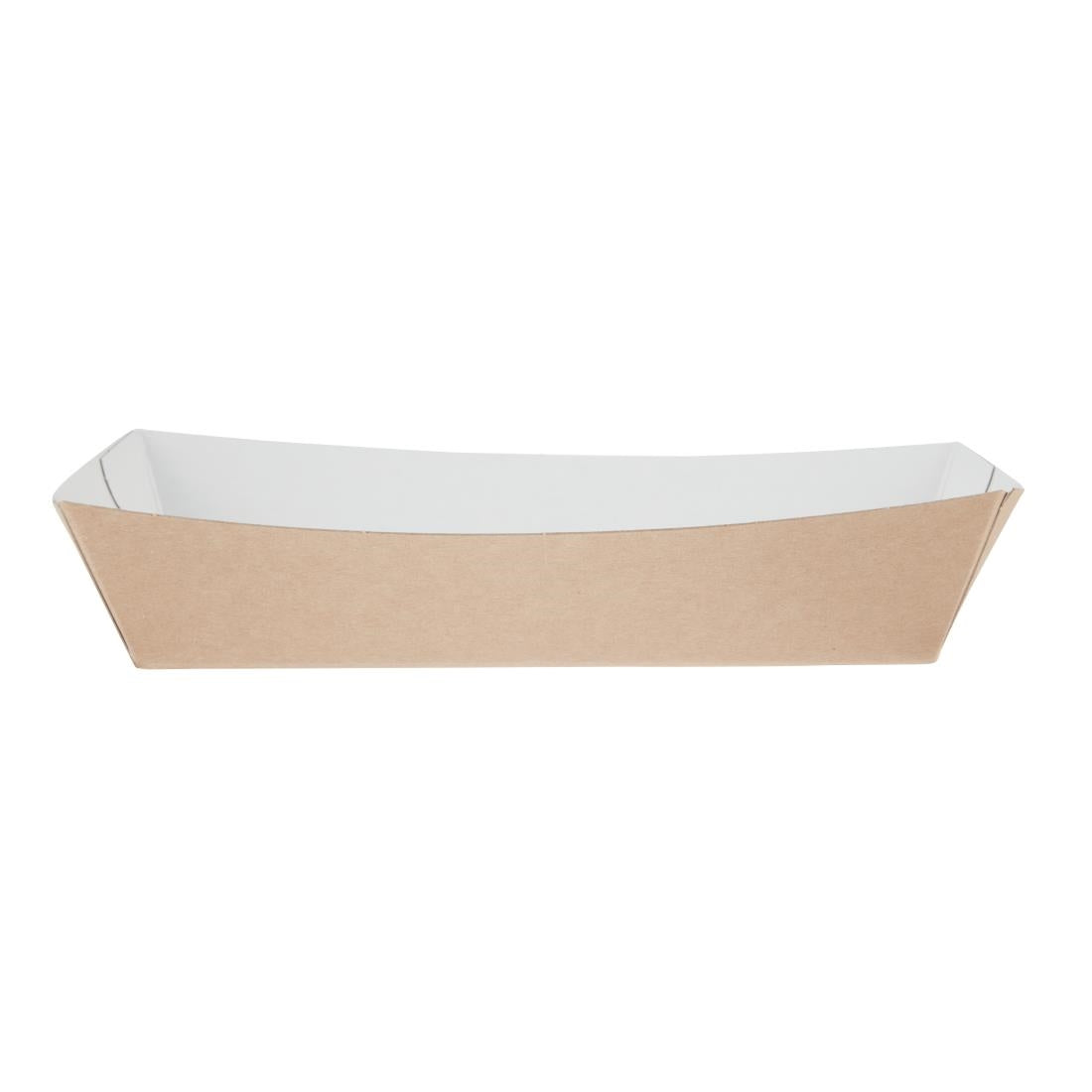 Colpac Compostable Kraft Food Trays Large 220mm (250 Pack)