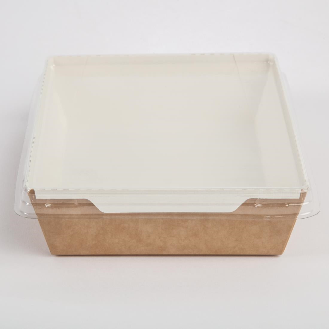 Colpac Fuzione Recyclable Paperboard Food Trays With Lid 1000ml / 35oz