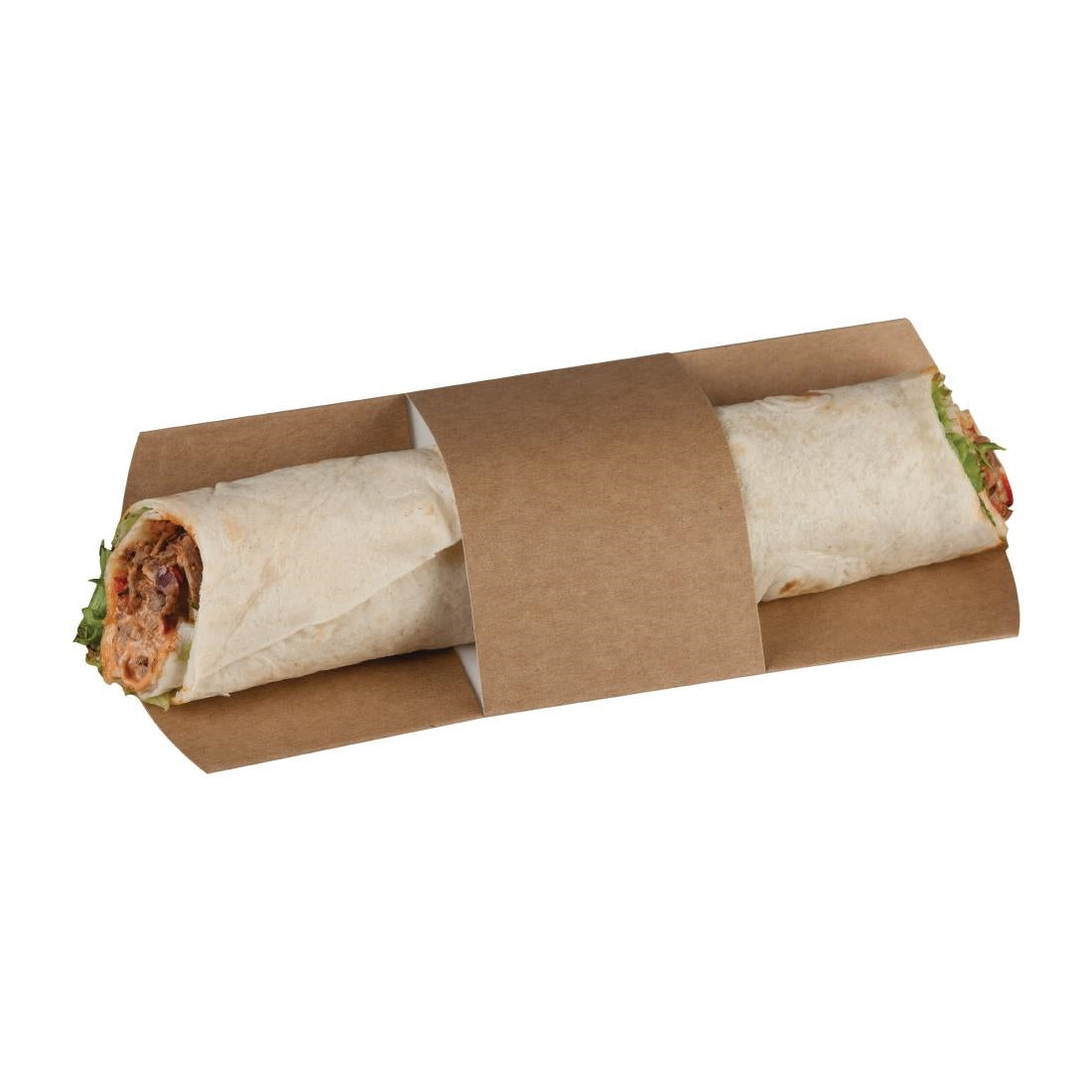 Colpac Compostable Kraft Tortilla Sleeves (1000 Pack)