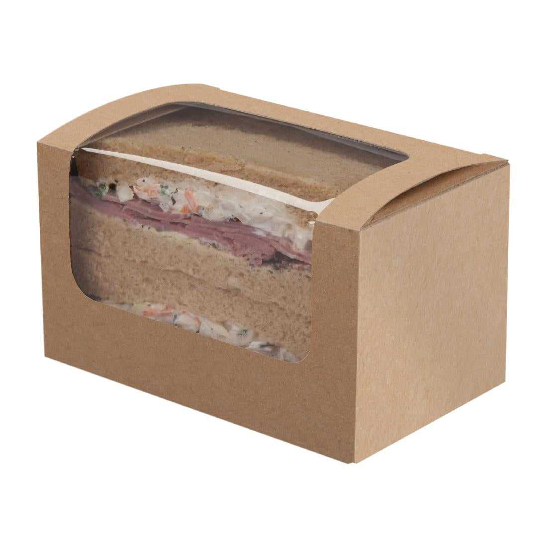 Colpac Compostable Kraft Sandwich Packs With PLA Window (500 pack)