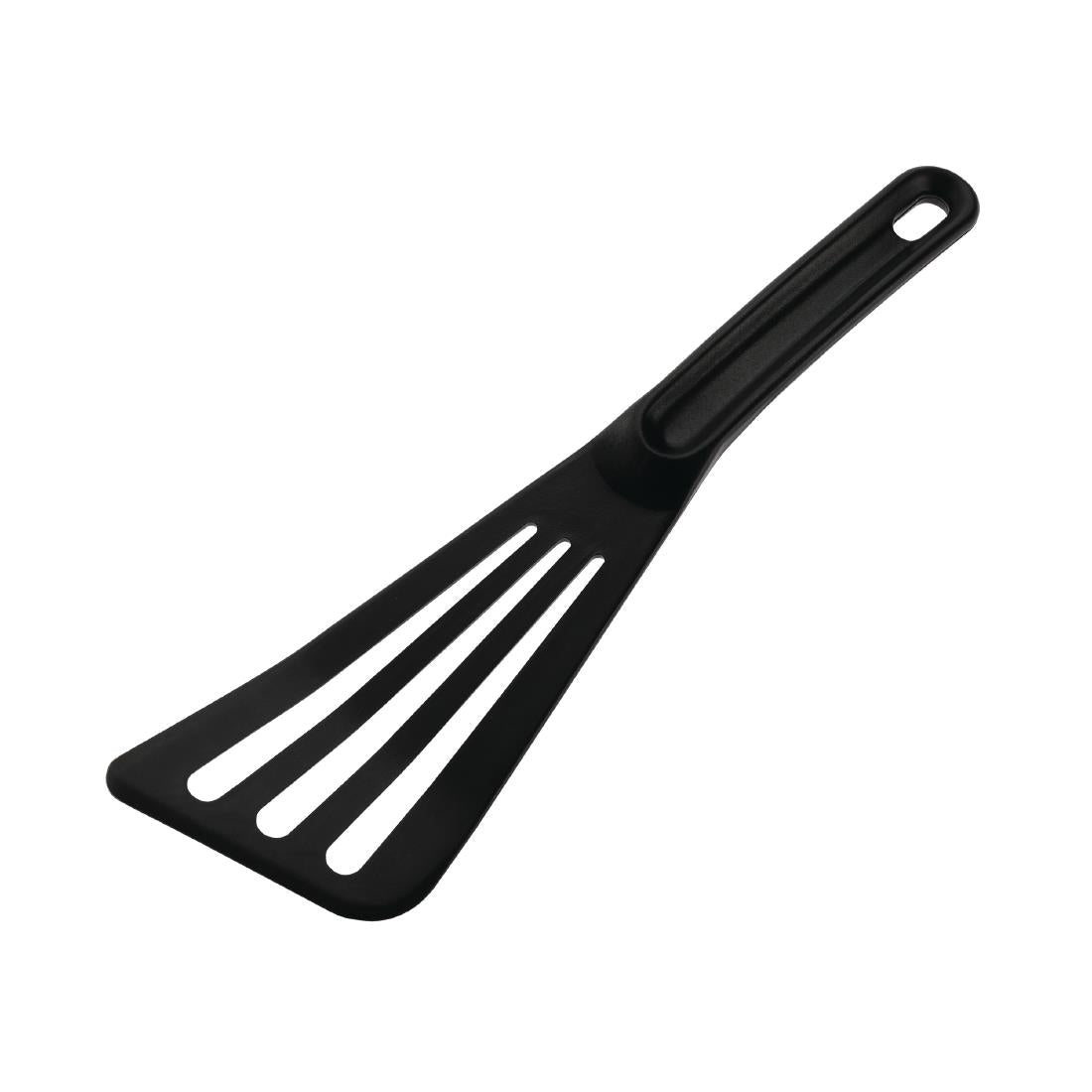 Matfer Bourgeat Pelton Exoglass Slotted Spatula 30cm Black