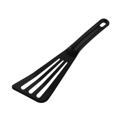 Matfer Bourgeat Pelton Exoglass Slotted Spatula 30cm Black