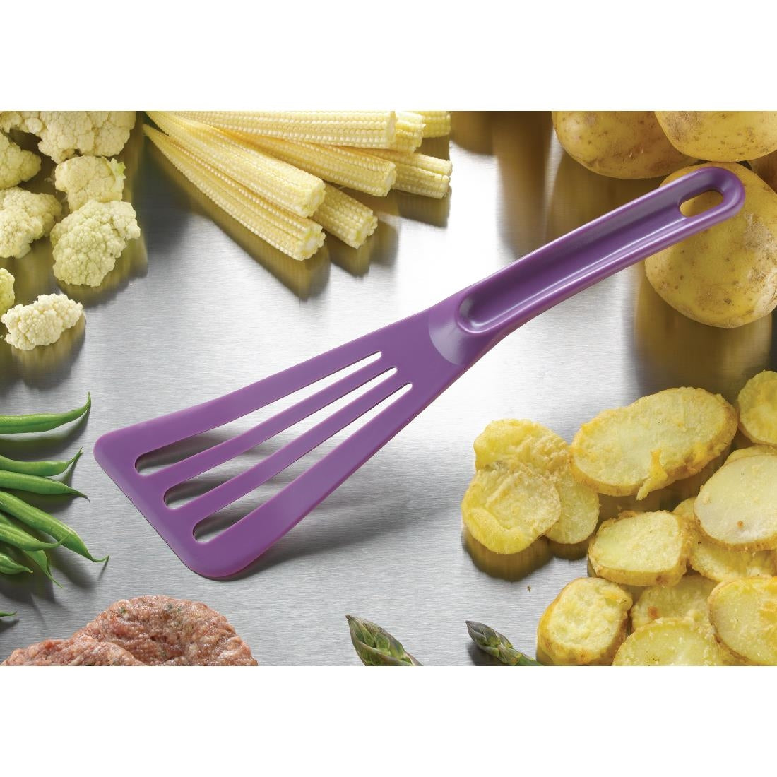 Matfer Bourgeat Pelton Exoglass Spatula 30cm Purple