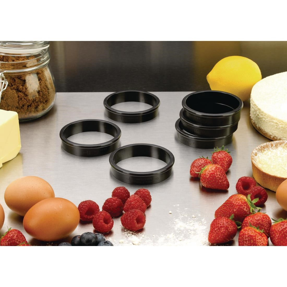Matfer Bourgeat Exoglass Tart Ring 70mm