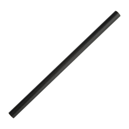Fiesta Compostable Paper Smoothie Straws Black (250 Pack)