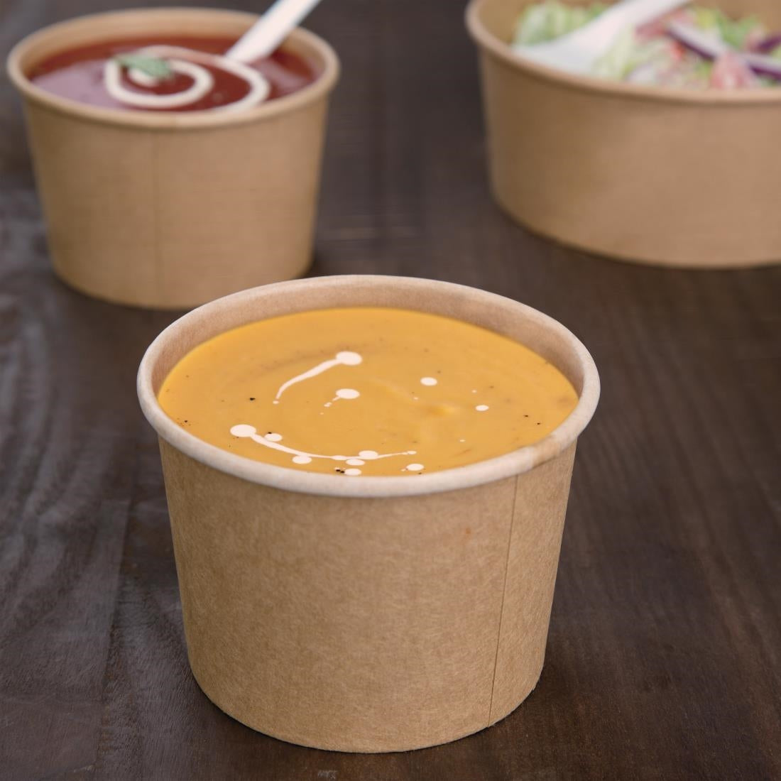 Fiesta Compostable Soup Containers 98mm 340ml / 12oz (500 Pack)