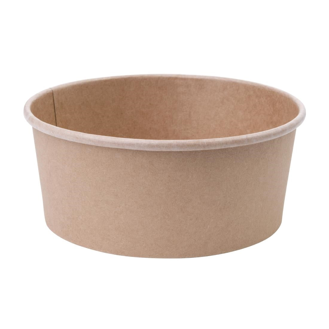 Fiesta Compostable Round Kraft Salad Bowls 750ml / 26oz (300 Pack)