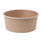 Fiesta Compostable Round Kraft Salad Bowls 750ml / 26oz - Pack of 300
