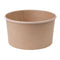 Fiesta Compostable Round Kraft Salad Bowls 1000ml / 35oz - Pack of 300