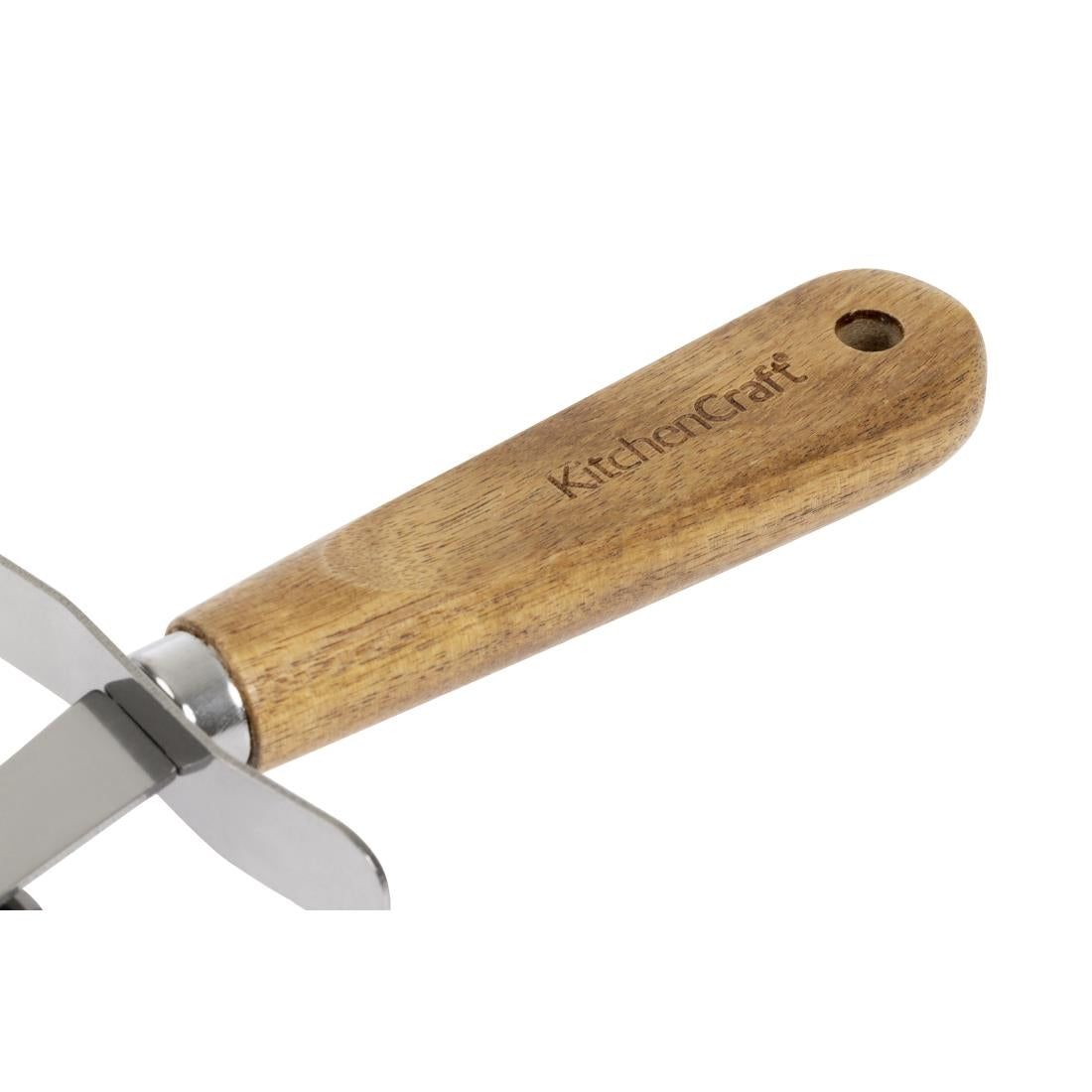 Kitchen Craft Italian Wood Handled Pizza Wheel 2.5"