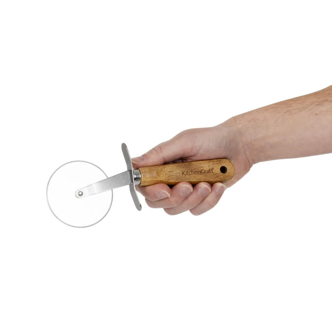 Kitchen Craft Italian Wood Handled Pizza Wheel 2.5"