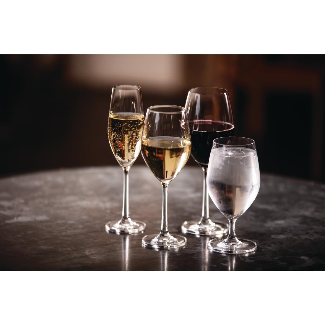 Olympia Cordoba Flute - 210ml 7 1/4oz (6 Pack)