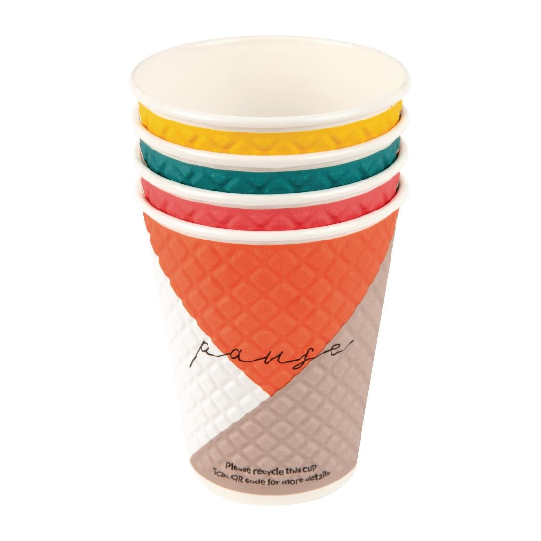 Huhtamaki Pause Disposable Coffee Cups Double Wall 340ml (740 Pack)
