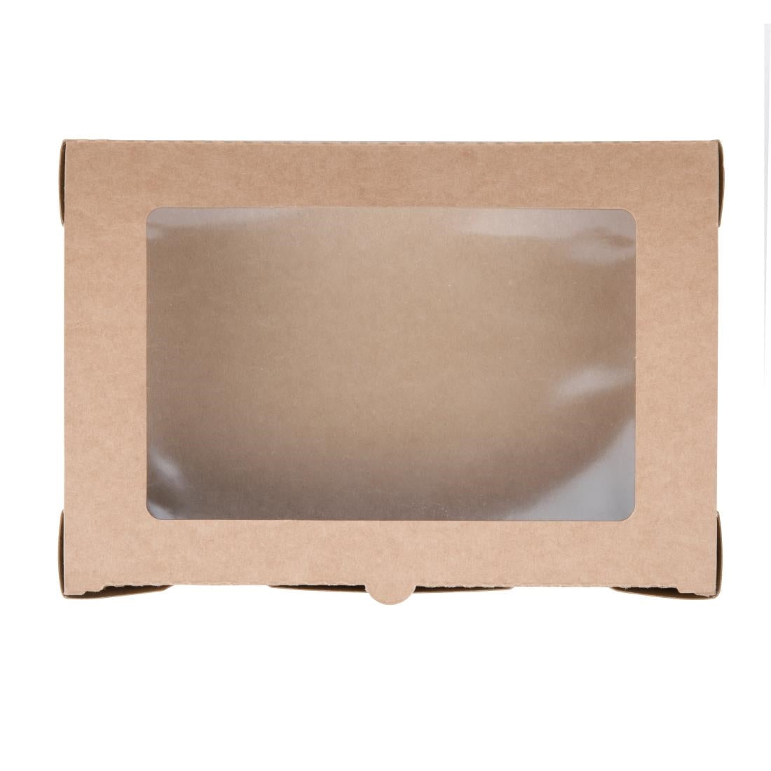 Fiesta Compostable Salad Boxes with PLA Windows 1200ml (200 Pack)