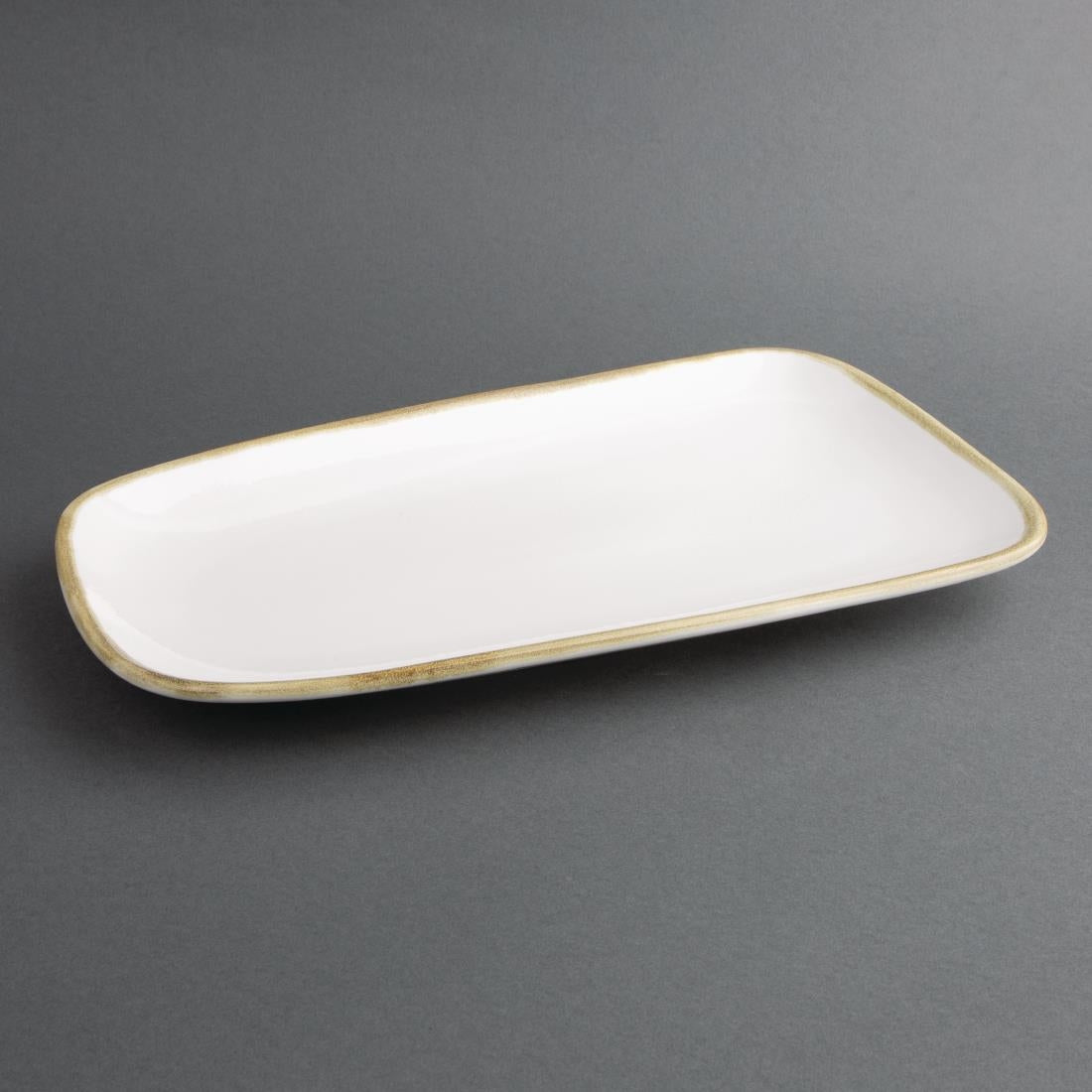 Olympia Kiln Platter Chalk 335mm (Pack of 4)