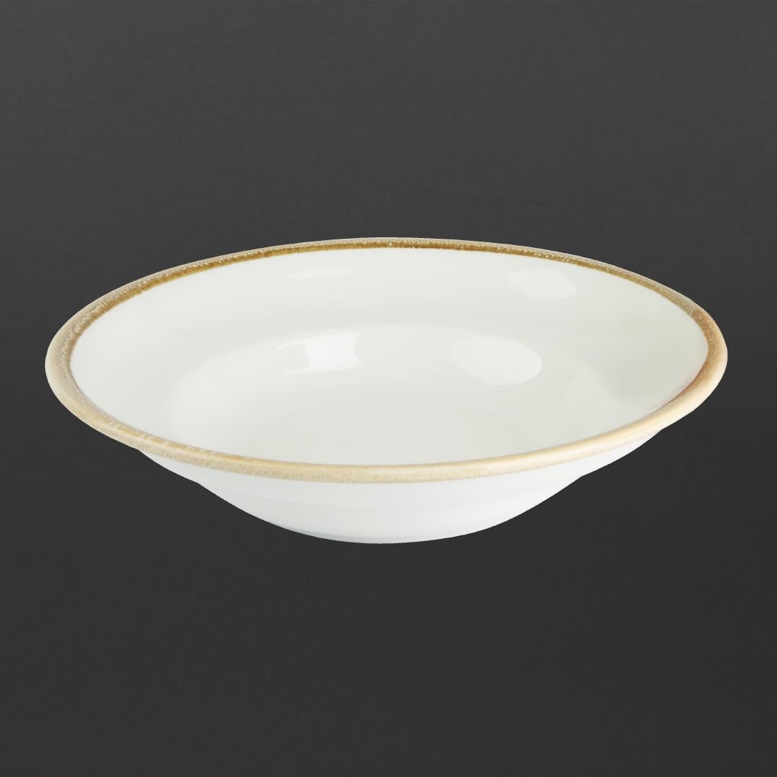Olympia Kiln Pasta Bowl Chalk 250mm 340ml (4 Pack)
