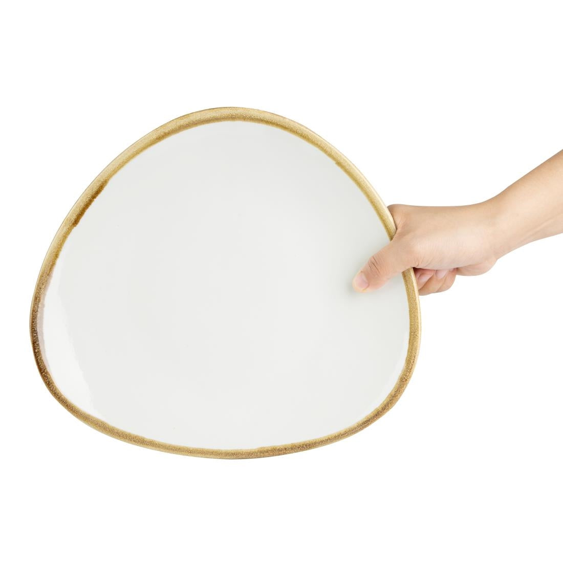 Olympia Kiln Triangular Plate Chalk 280mm (4 Pack)